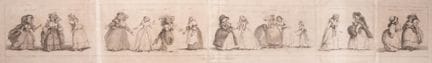 Rowlandson (Thomas) « L'École des scandales », est