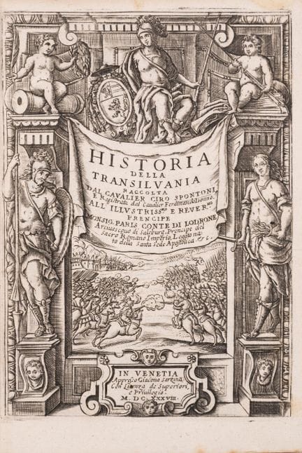 Europe centrale. — Spontone (Ciro), *Historia dell