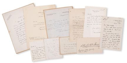 Miscellanea.- Raccolta di lettere, tra cui: Julius