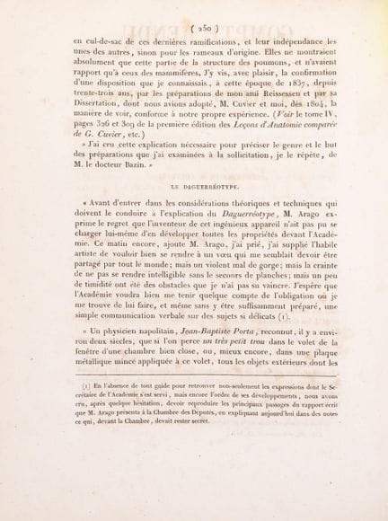 Photographie. — Daguerre (Louis Jacques Mande).- A