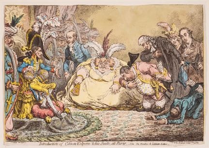 Gillray (James) « Présentation du citoyen Volpone 