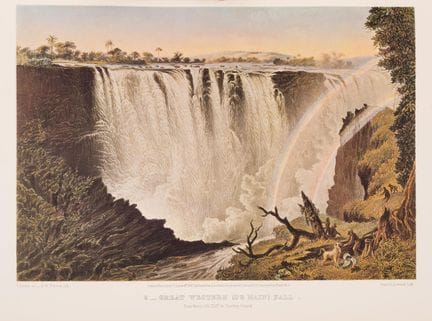 Afrique. – Baines (Thomas), « Les chutes Victoria 