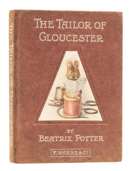 Potter (Beatrix), *The Tailor of Gloucester*, prem