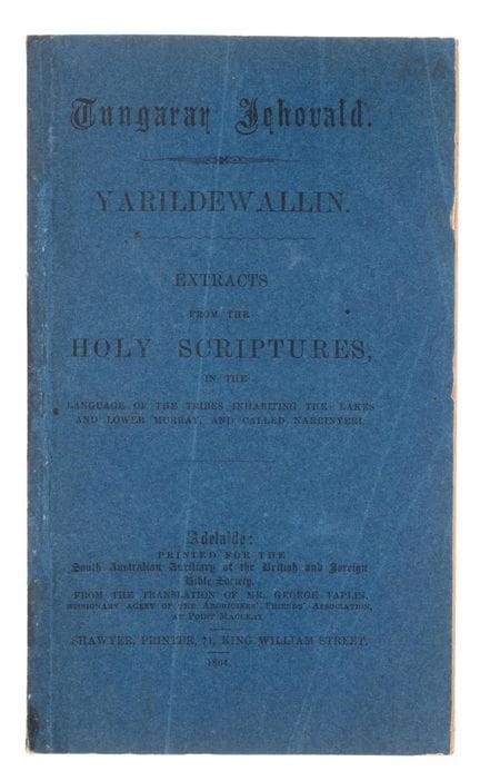 Australie. – Aborigènes. – Taplin (George, traduct