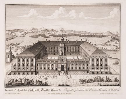 République tchèque. – Château de Roudnice. – Wolff
