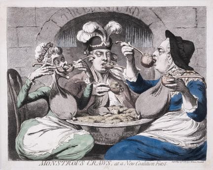 Gillray (James), *Monstrous Craws at a New Coaliti