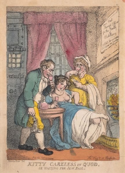 Rowlandson (Thomas), « Kitty Careless in Quod » ou