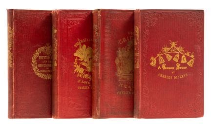 Dickens (Charles) [Livres de Noël], 4 vol., compre