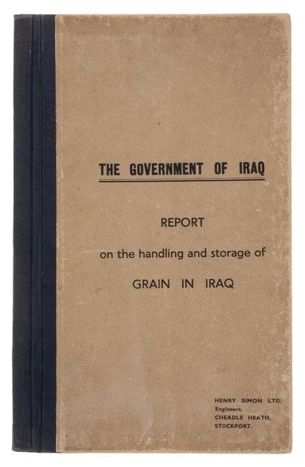 Moyen-Orient. – Rapport de Rhodes (W.) au gouverne