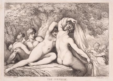 Rowlandson (Thomas) : « Les nymphes des bois » ; «