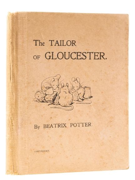 Potter (Beatrix), *The Tailor of Gloucester*, prem