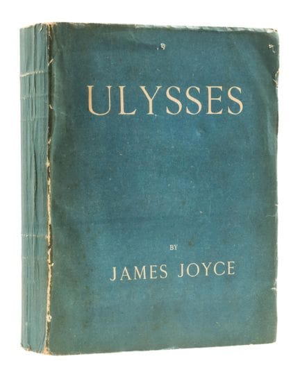 Joyce (James) *Ulisse*, prima edizione inglese, nu
