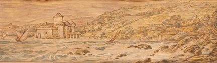 Fore-Edge painting.- Byron ([George Gordon Noel], 