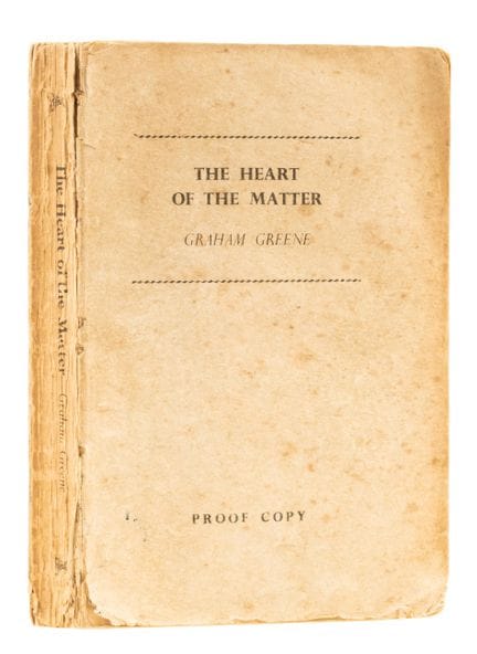 Greene (Graham) *The Heart of the Matter*, bozza n