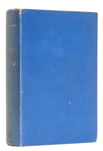 Woolf (Virginia) *Verso il faro*, prima edizione, 