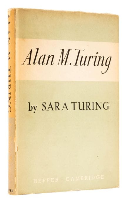Turing (Sara) Alan M. Turing, prima edizione, fron