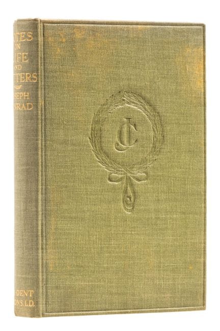 Conrad (Joseph) *Notes on Life &amp; Letters*, pri