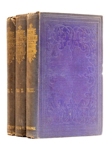 Dickens (Charles) Great Expectations, 3 vol., firs