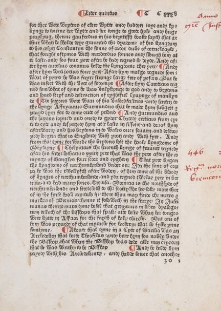Caxton (William).- Higden (Ranulphus), *Polychroni
