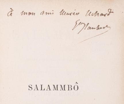 Flaubert (Gustave), *Salammbô*, première édition, 
