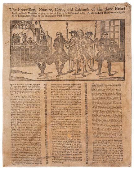Rebelión jacobita. — Bickham el Joven (George), Cí