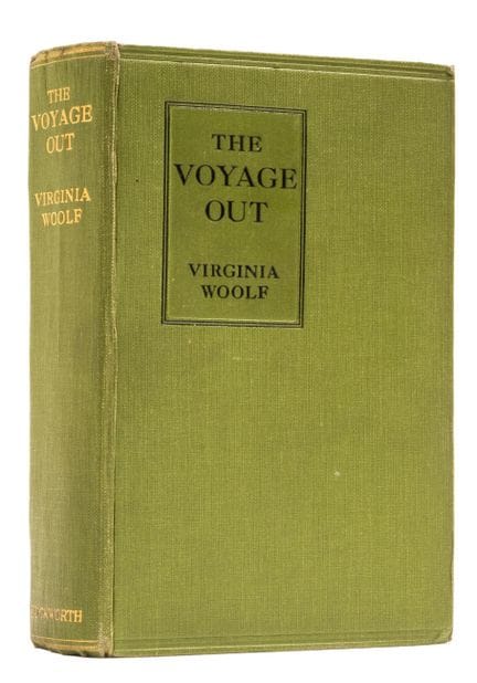 Woolf (Virginia) The Voyage Out, prima edizione, 1