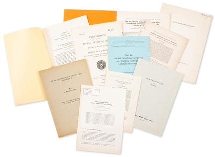 Fisica. – Alfvén (Hannes), Niels Bohr, Max Born, W