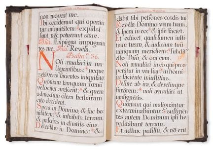 Bréviaire, en latin. *Oficio Divino*, 146 feuillet