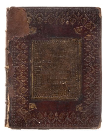 Reliure maçonnique. – Noir, (Robert, relieur).- An