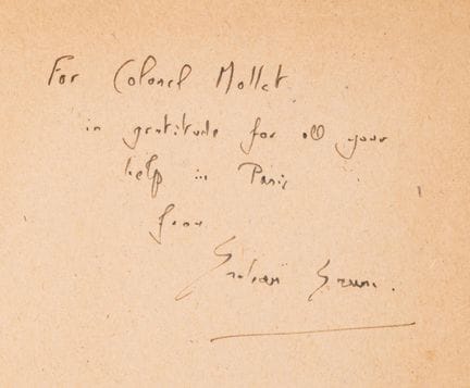 Greene (Graham) The End of the Affair, prima edizi