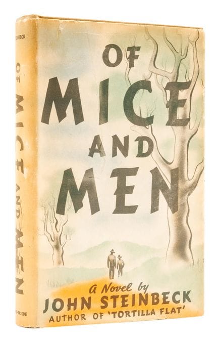 Steinbeck (John) “Uomini e topi”, prima edizione, 