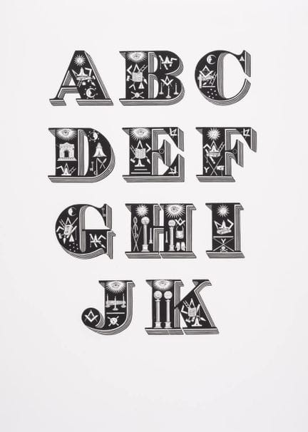 Tipografia. – Mosley (James), *Ornamented Types. T