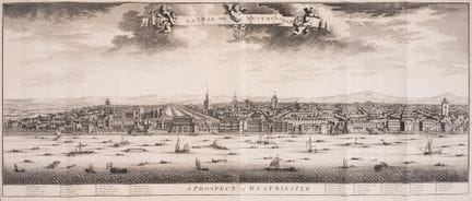 Londra. – Kip (Johannes) Due panorami di Londra: U