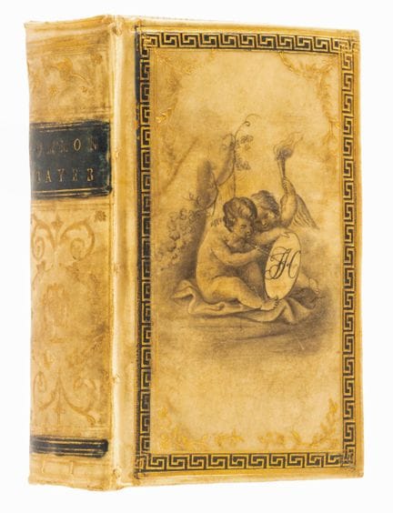 Fore-Edge painting.- Edwards of Halifax. Book of C