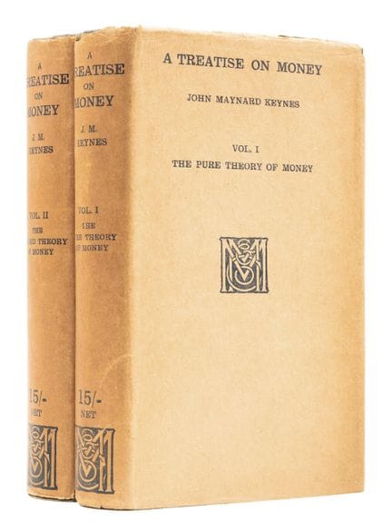 Economics.- Keynes (John Maynard) A Treatise on Mo