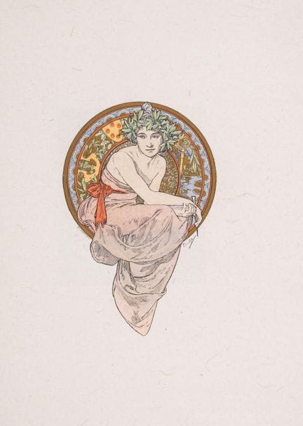 Mucha (Alfons).- Francia (Anatole) Clio, uno de lo
