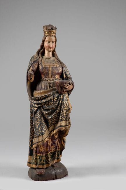 Probably Spain, 17th–18th century.
Crowned Holy Wo