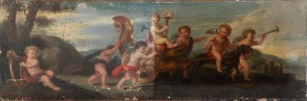 17th-century French school.
The Chariot of Love.
O