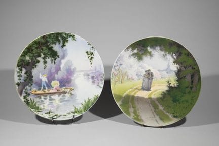 Edmond LACHENAL (1855–1930).
Set of two decorative