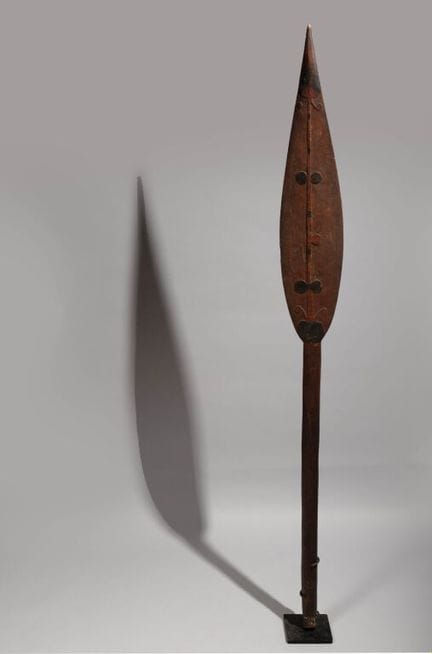 Rema con decorazione raffigurante un personaggio i