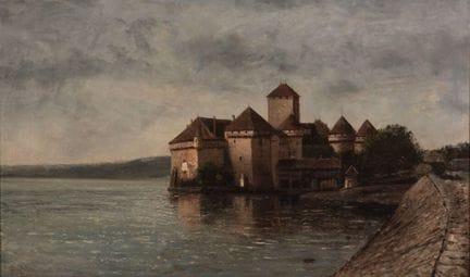 19th-century French school.
Castle by a lake (Chil