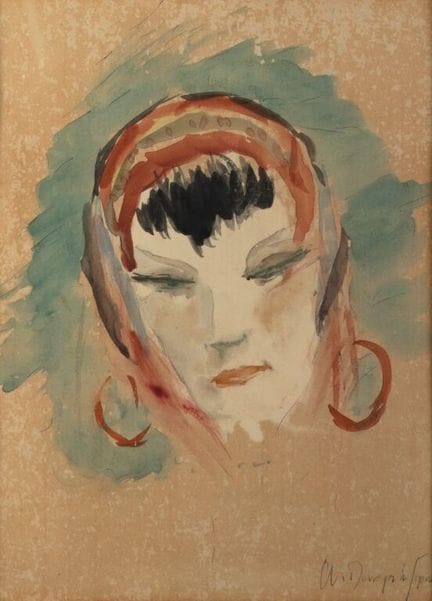 André DUNOYER de SEGONZAC (1884–1974).
Portrait of