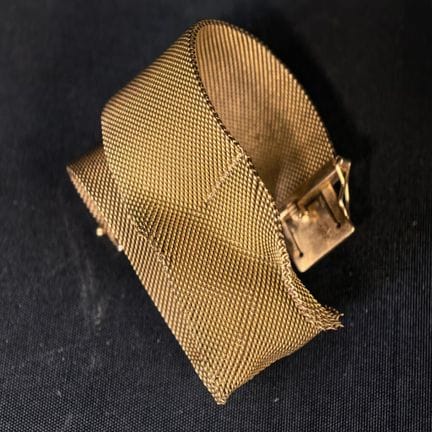 Pulsera de recuerdo de oro de 750‰ con eslabones t