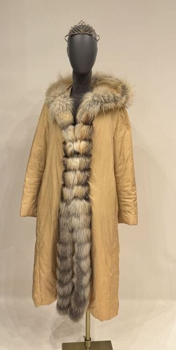 Doudoune polaire (doublure duvet), droite et longu