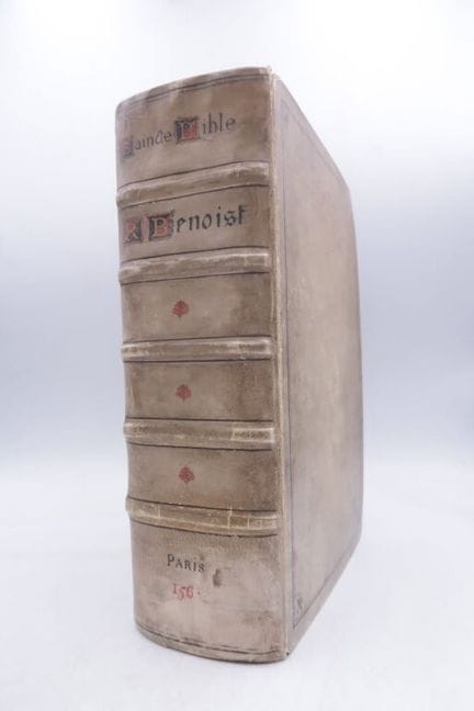 贝诺瓦，勒内。《圣经》。

巴黎，加布里埃尔·布昂，1568年。
大四开本（25 x 17 厘米），