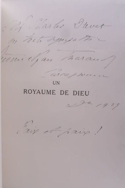 THARAUD, Jérôme y Jean, y MADRASSI, Lucien. Un rei