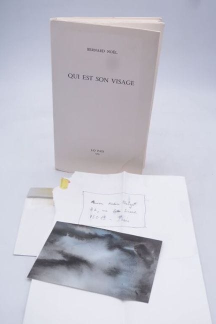 诺埃尔，伯纳德。《他的面容》。

德拉吉尼亚，洛·帕伊斯出版社，1989年
窄八开本（25 x 14