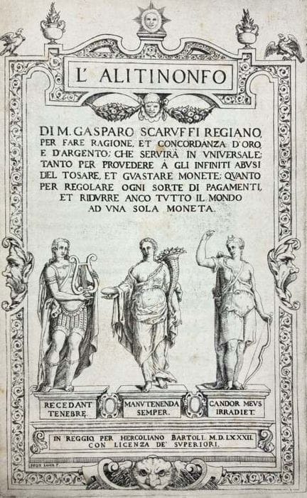 [ECONOMICS] SCARUFFI, Gasparo. L'Alitinonfo [...] 