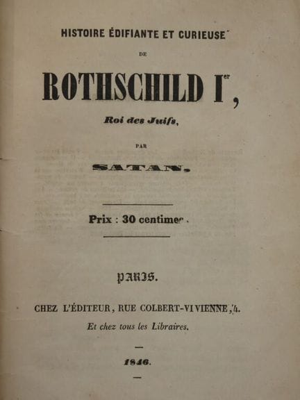 [PAMPHLETS - ROTHSCHILD]. A significant collection