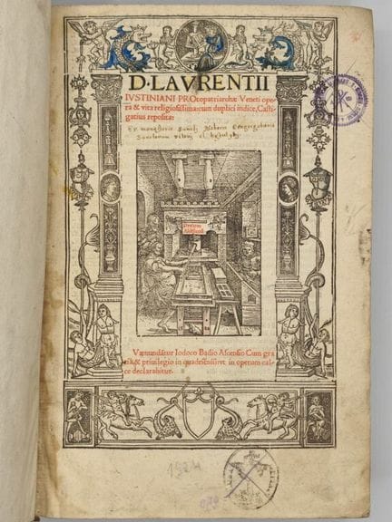 LAURENT JUSTINIEN. D. Laurentii Justiniani, Protop